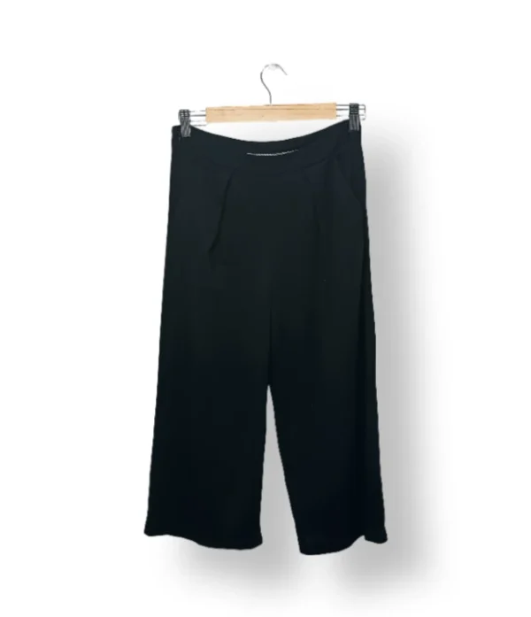Pantalón palazzo negro liso – Talla referencial S/M