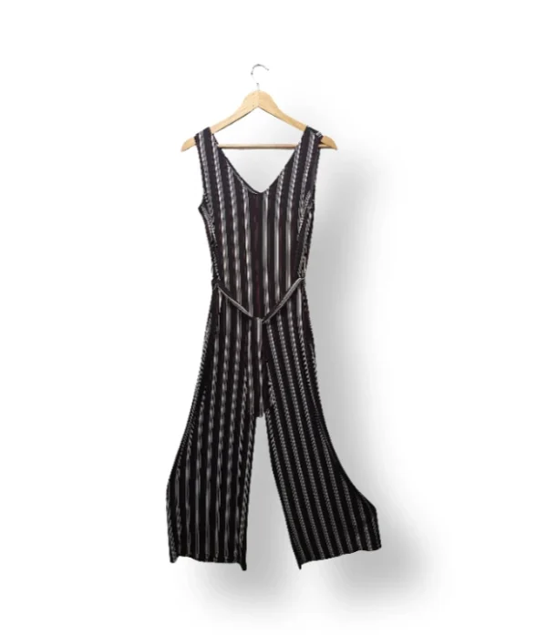 Enterito negro rayado Max Studio – Talla S/M