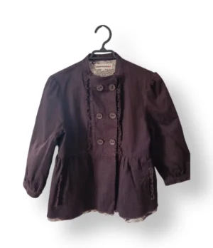 Chaqueta marrón con botones Paperdenim&Cloth-Talla S