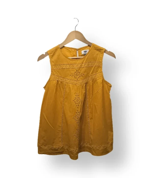 1000046957 Blusa Mostaza Bordada Old Navy – Talla M