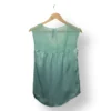 Blusa Satinada Verde Agua Bershka Collection – Talla S