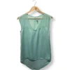 Blusa Satinada Verde Agua Bershka Collection – Talla S