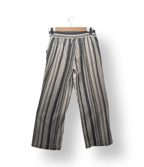Pantalón a Rayas Lino Lands’ End – Talla M
