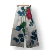 Pantalón Palazzo Estampado Botánico Tiffany – Talla S