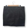 Falda negra efecto cuero Shein, talla XL (44 cm)