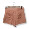 Short rosado Roxy con pretina elasticada, talla 36