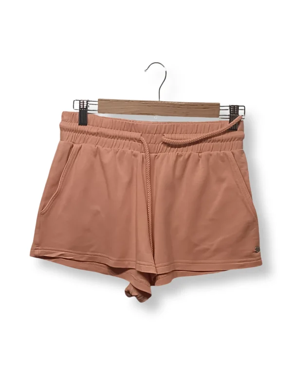 Short rosado Roxy con pretina elasticada, talla 36