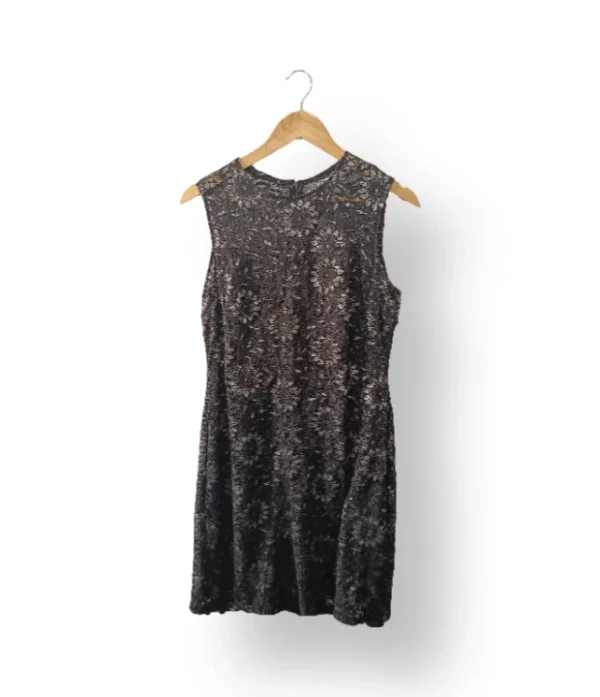 Vestido negro encaje Enfocus Studio talla M