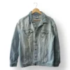 Chaqueta denim H&M celeste desgastada- Talla M/L