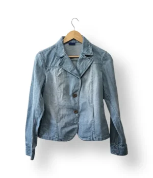 Chaqueta denim estilo blazer Bershka – Talla S/M