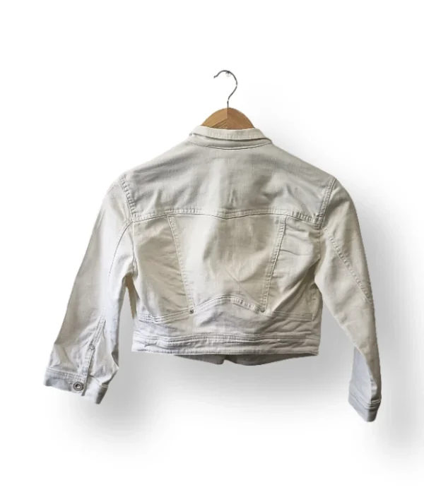 Chaqueta denim blanca Bershka Collection – Talla M