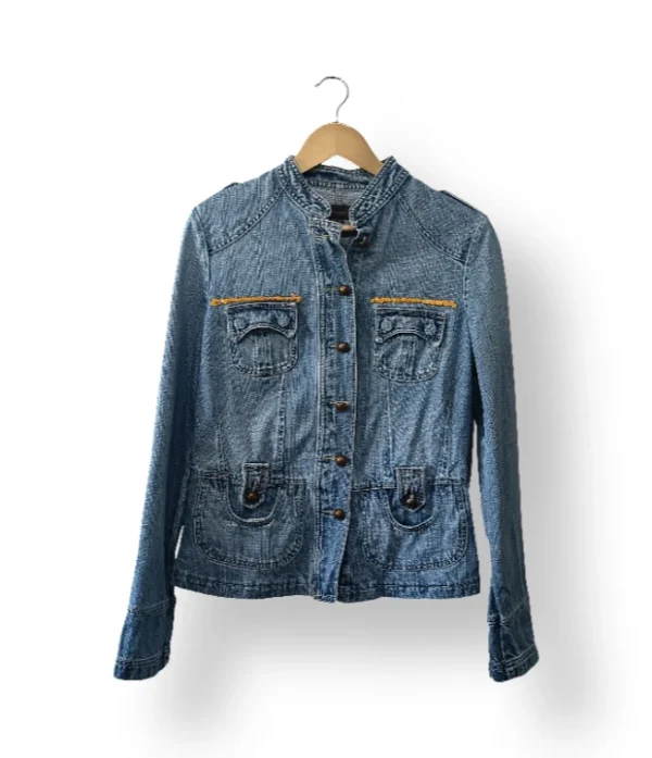 Chaqueta denim militar Easy Wear – Talla M