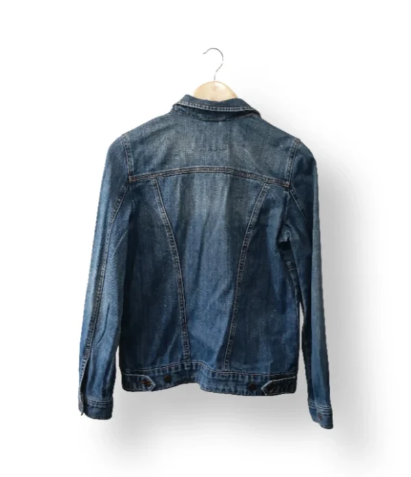 Chaqueta denim delgada estilo militar – Talla S