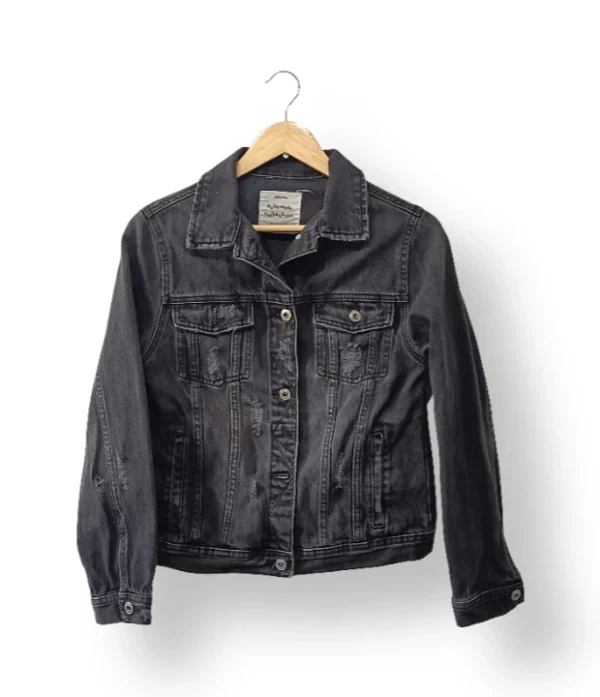 IMG_20251201_125845 Chaqueta denim negra ZARA Kids – Talla 11-12 (equivale a S adulto)