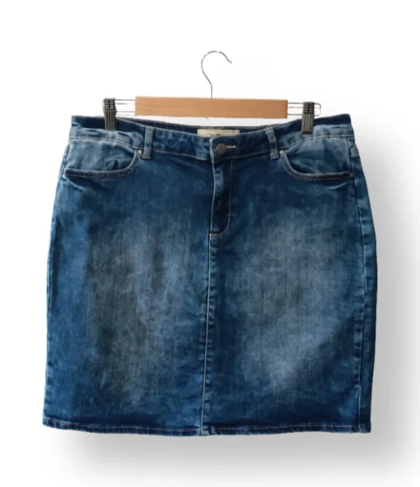 Falda denim azul desgastado – EST. 1986, Talla 42