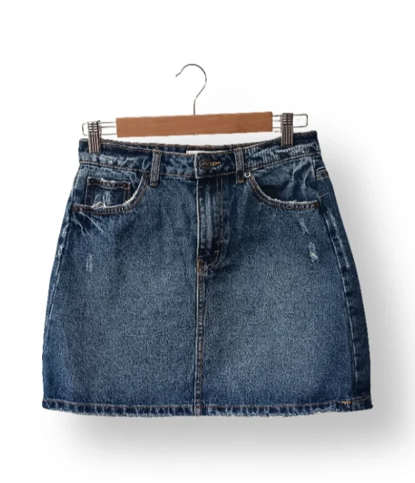 Falda denim Stradivarius – Talla 36 (Made in Cambodia)