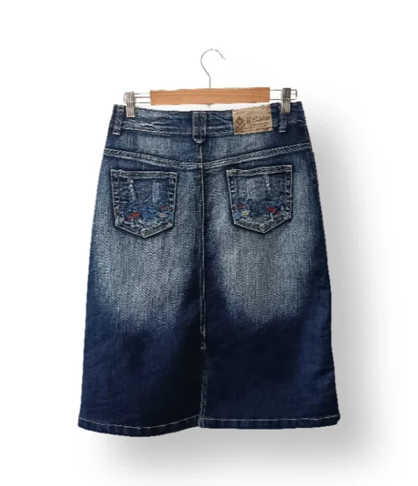 Falda denim midi GO GO Fashion – Talla L