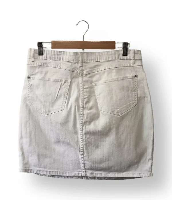 Falda denim blanca ESMARA – Talla 42