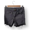 IMG_20251201_132302 Shorts denim negro deshilachado American Eagle – Talla 36/38