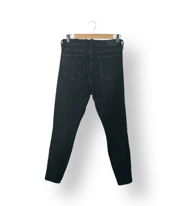 Lucky Brand – Jean Skinny Negro Bordado -Talla 36/38