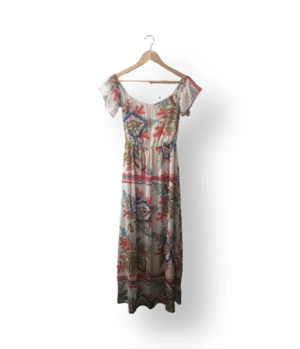 Vestido Kinzi largo estampado boho – Talla S