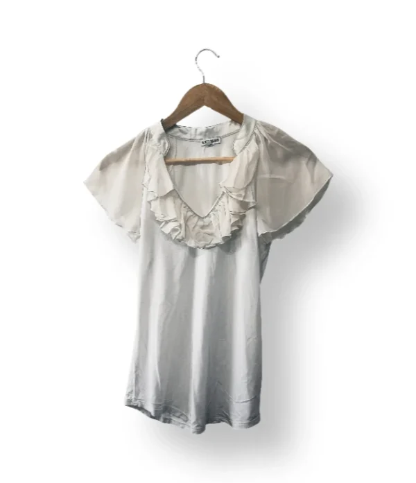 IMG_20251201_134445 Polera EXPRESS Blanca con Volantes – Talla S