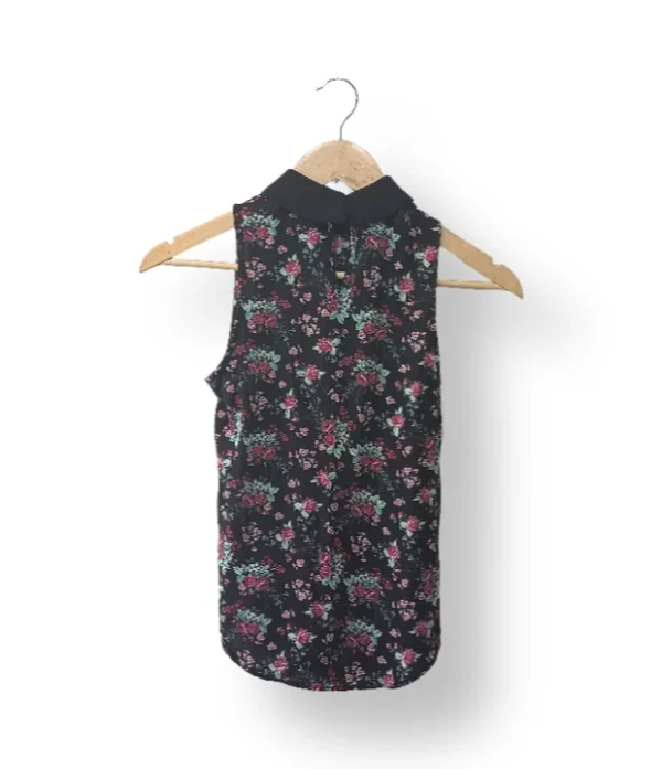 Blusa Tally Weijl floral sin mangas – Talla XS