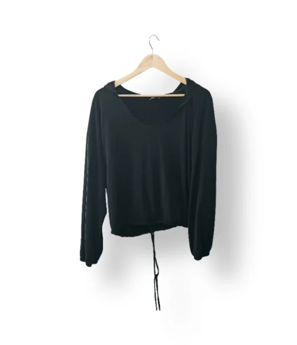 Polerón liviano negro EXPRESS – Talla L