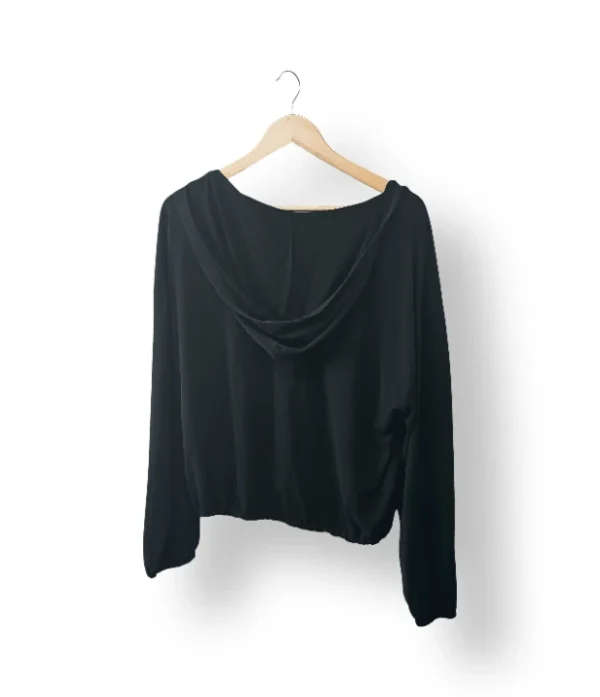 Polerón liviano negro EXPRESS – Talla L