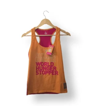 Tank  Top deportiva Zumba “Rhythm Rocker / World Hunger Stopper” 