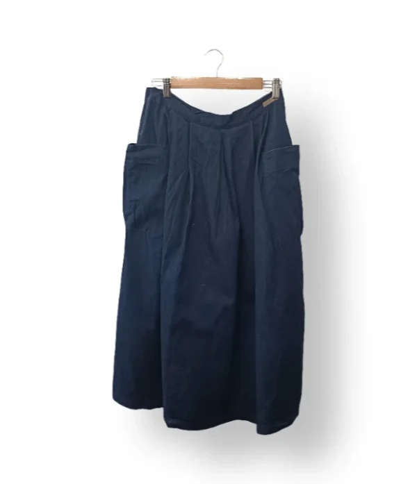 Falda midi azul marino Calvin Klein, talla M