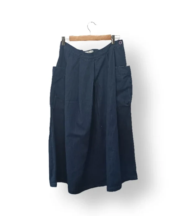 Falda midi azul marino Calvin Klein, talla M