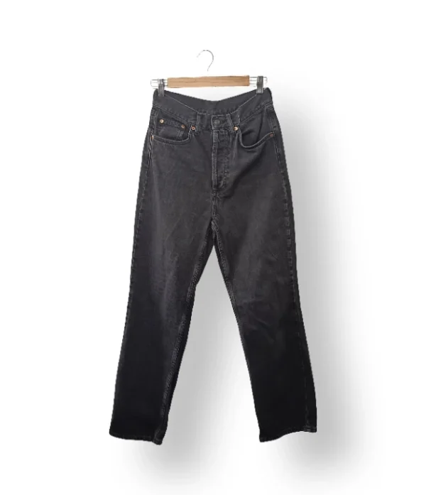 Jeans Negro Clásico Topshop Talla 38