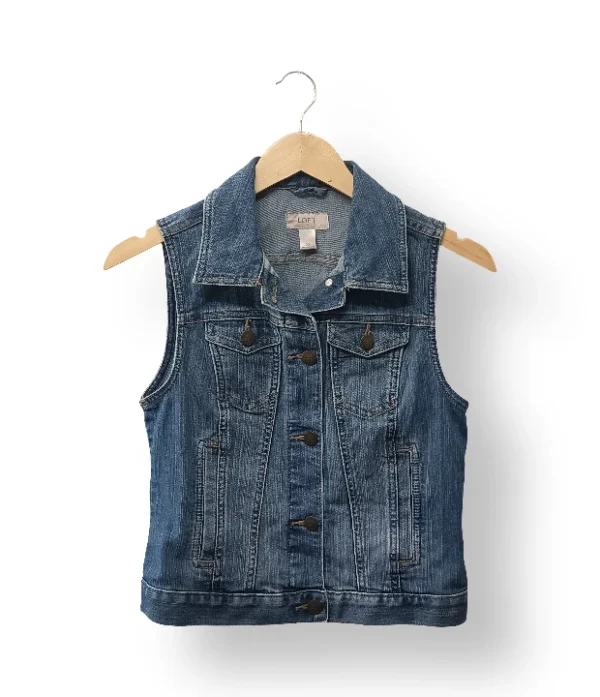 IMG_20251219_150538 Chaleco Denim Clásico LOFT Talla XS/S