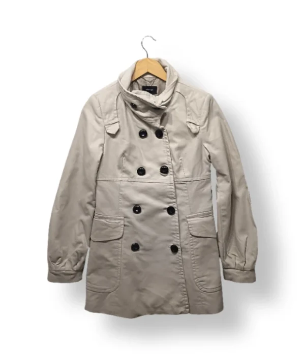 Abrigo Trench Beige Mango Suit Talla L