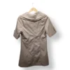 Chaqueta Trench Beige Satinada Yimeiying Talla XS