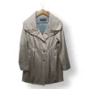 Abrigo Satinado Beige Novelti Talla M