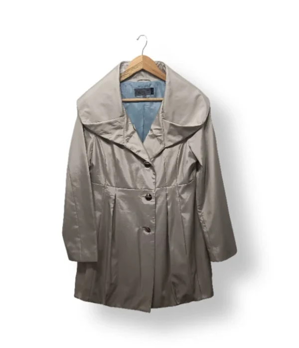 Abrigo Satinado Beige Novelti Talla M