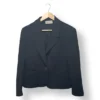 Blazer Negro Clásico Eva Picone – 80% Lana – Talla L