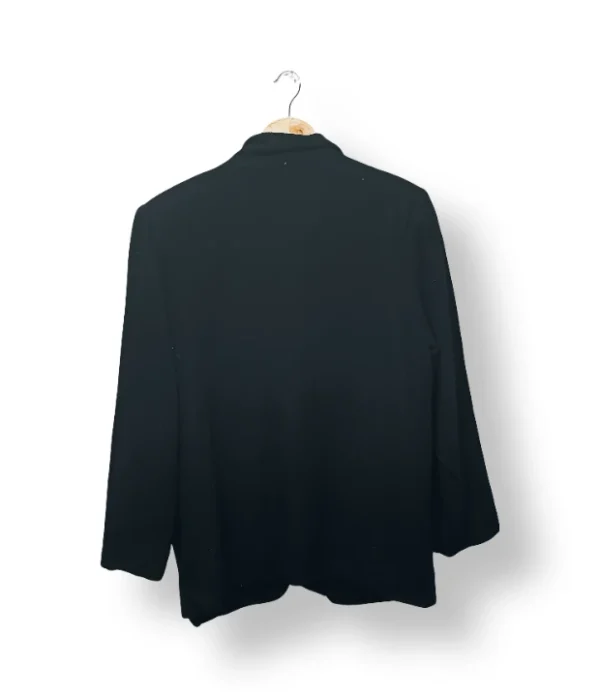 Blazer Negro 100% Lana STEPHANIE ANDREWS-TALLA L
