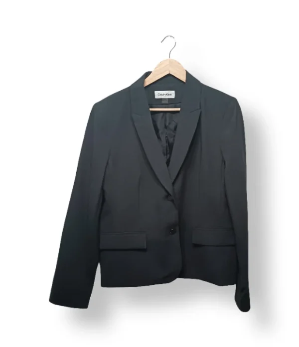 IMG_20260401_192106 Blazer Gris Clásico CALVIN KLEIN Talla L