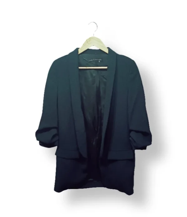 Blazer Oversized ZARA Negro – Talla S