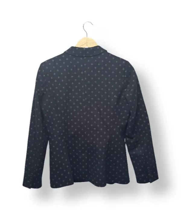 Blazer Negro Clásico Eva Picone – 80% Lana – Talla L