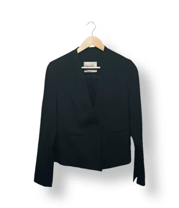 Blazer Smart Set Suit negro minimalista – Talla M/L