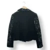Chaqueta biker floral negra – Talla S