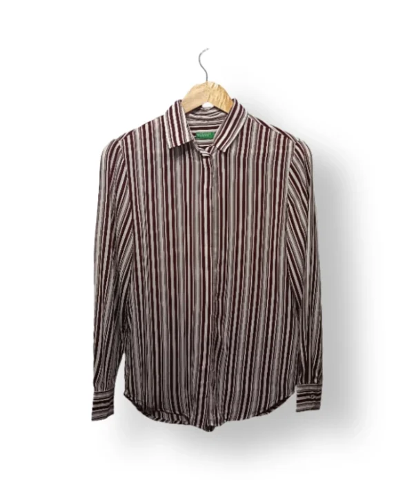 IMG_20260401_200724 Camisa Rayada Benetton Talla XS/S