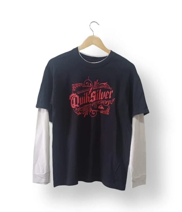 Polera Doble Manga Quiksilver – Talla 14-16 Años
