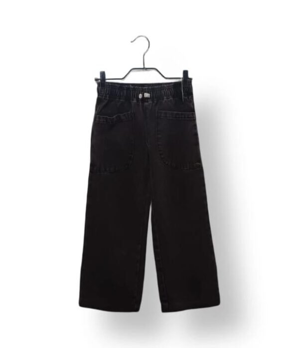 Jeans Wide Leg Negro – ELV – Talla 8