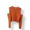 Sweater Tejido Naranjo Cut-Out – Zara Kids – Talla 8-9 Años
