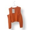 Sweater Tejido Naranjo Cut-Out – Zara Kids – Talla 8-9 Años